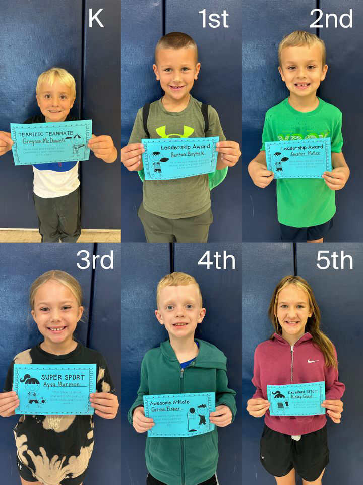 KES P.E. Students of the Week