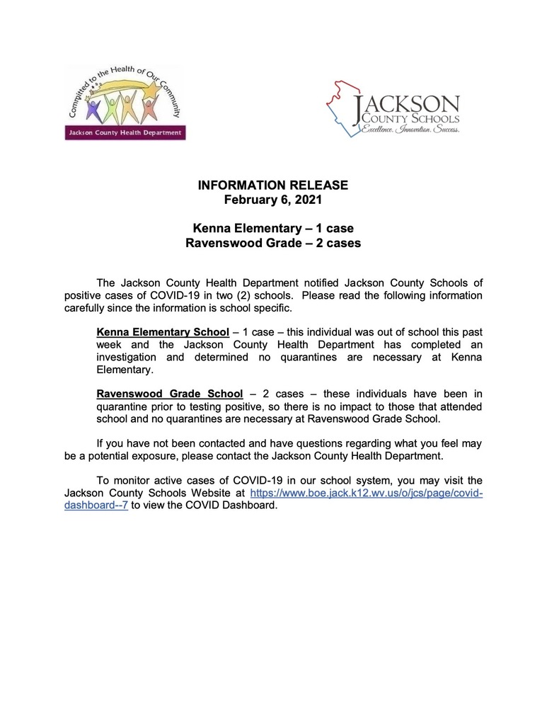 Information Release - February 6, 2021 - Kenna and Ravenswood Grade