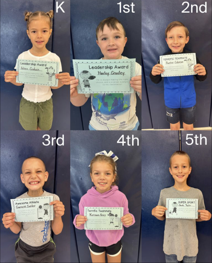 P.E. Players of the Week