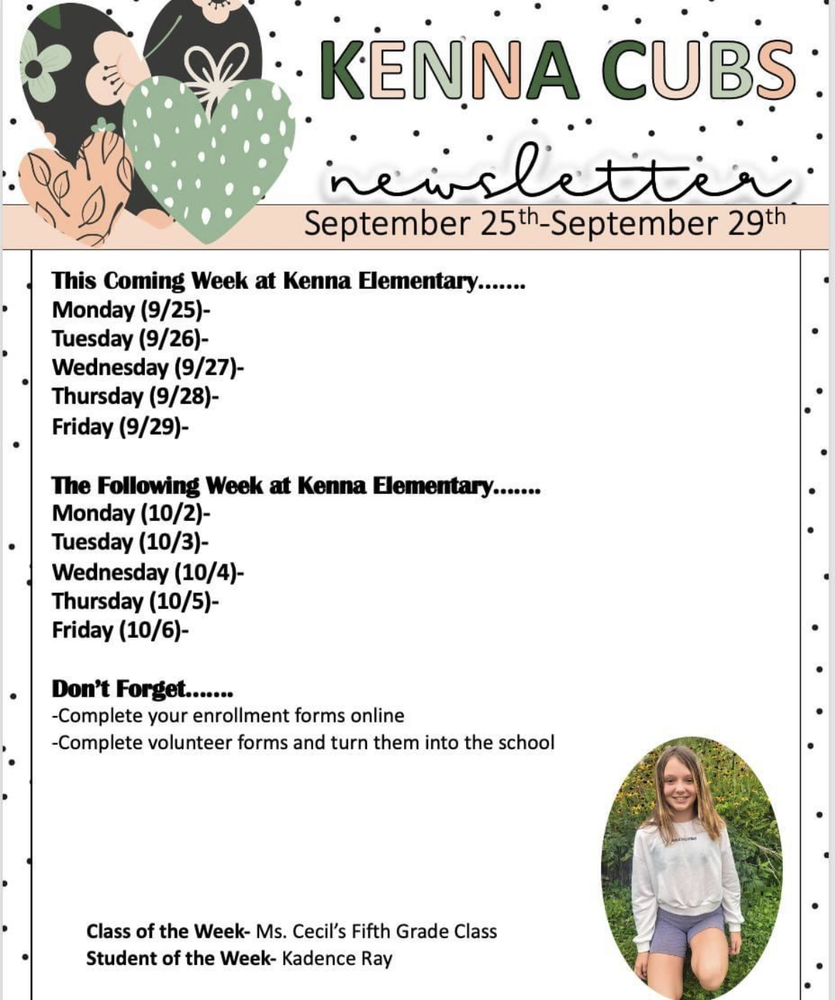 KES Weekly Newsletter