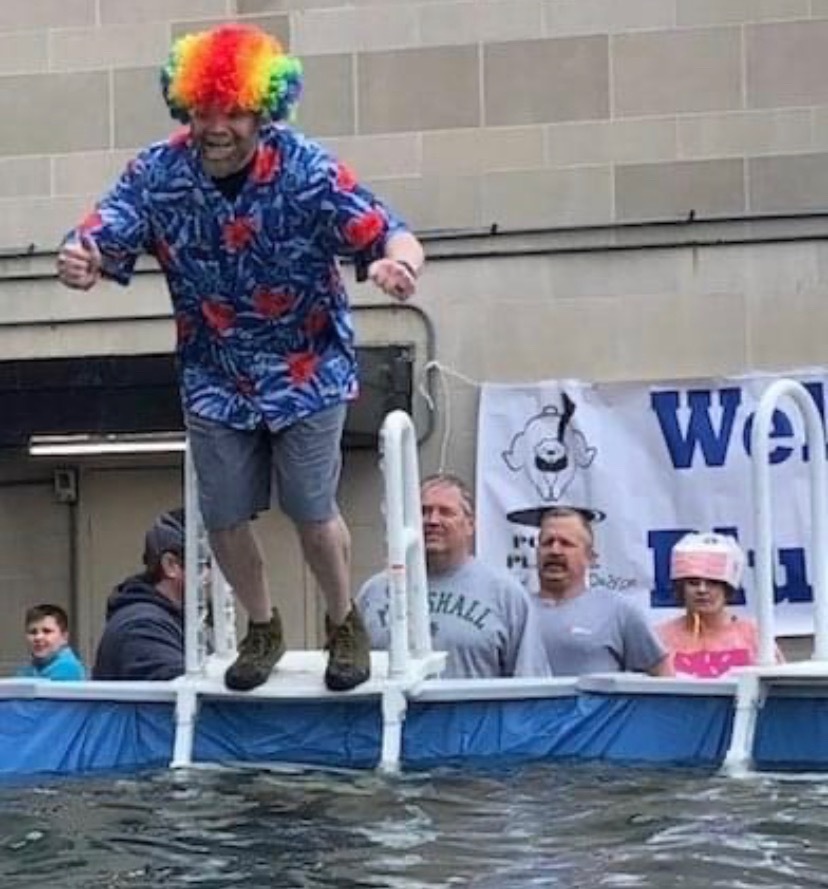 Mr. Young takes the plunge!