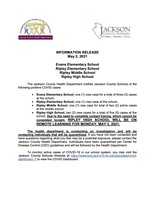 Information Release - Evans, RES, RMS and RHS - May 2, 2021