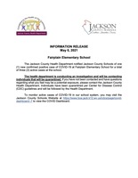 Information Release - Fairplain - May 6, 2021