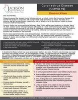 IMPORTANT - Coronavirus District Plan