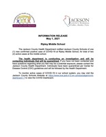 Information Release - Ripley Middle - May 1, 2021