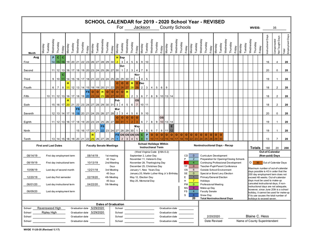 Wv School Calendar 2021 2022 United States Map